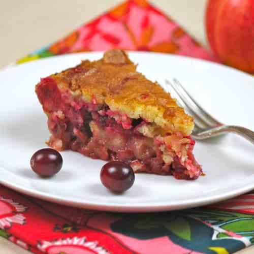 Cranberry apple cake