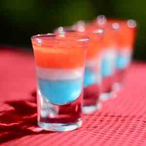 Fourth of July Ice Shots