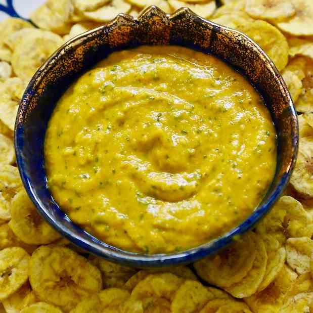 mango and lentil dip