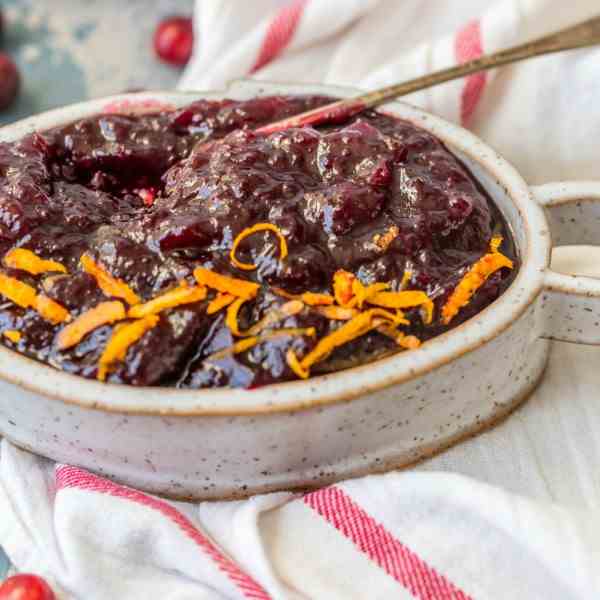 Spiked Cranberry Sauce