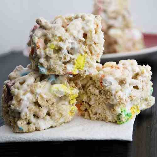 Lucky Charms Rice Krispy Treats