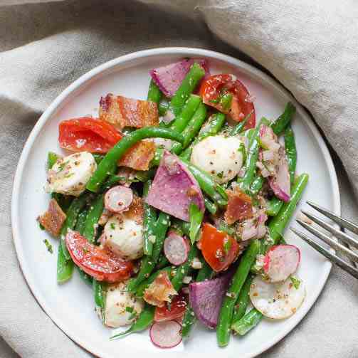 Tangy Green Bean Ciliegine Salad