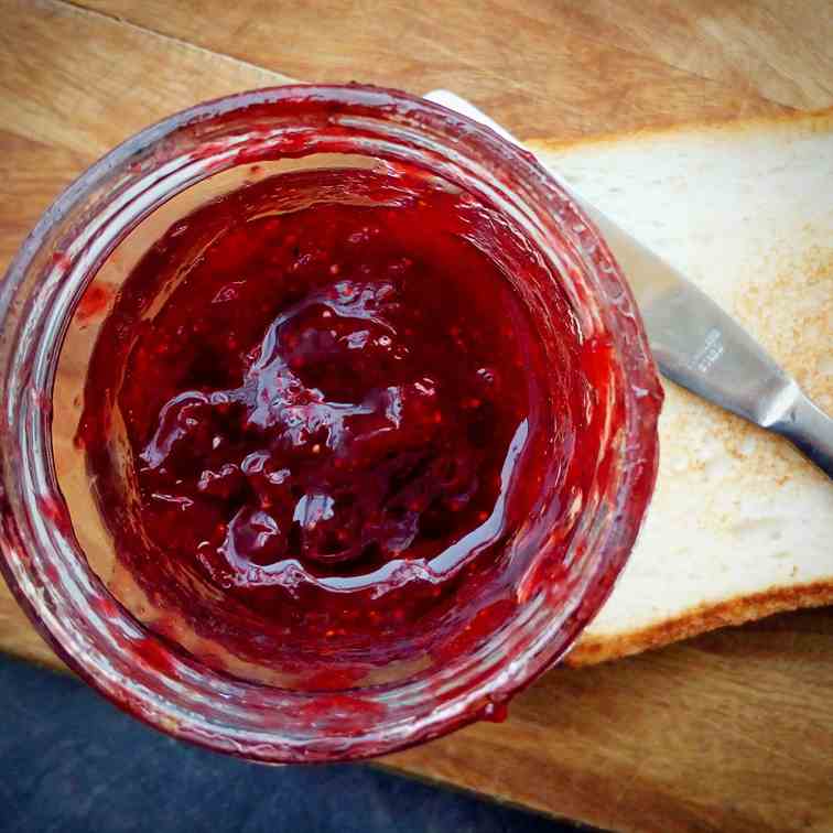 Homemade strawberry jam