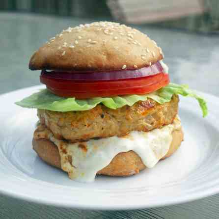 Buffalo Chicken Burgers