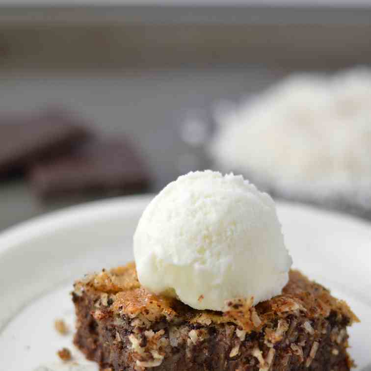 Chocolate Coconut Cream Cake