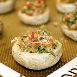 Vegetarian Stuffed Mushrooms