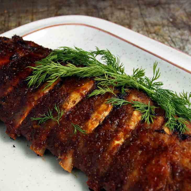 AIP Baked Honey Ginger Pork Ribs Recipe