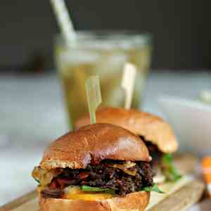 Beer Braised Short Rib Sliders 