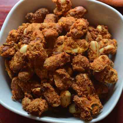 Crispy Masala Peanuts Recipe