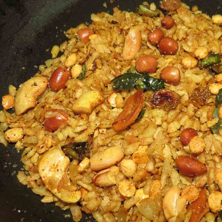 Poha Chivda Recipe