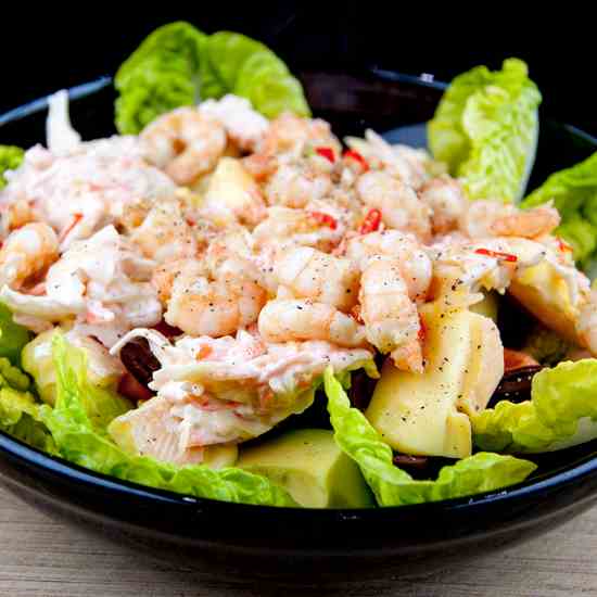 Hot Prawn Salad