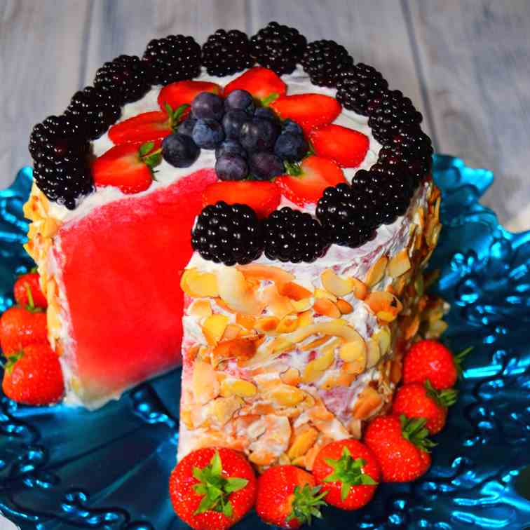 Watermelon Cake