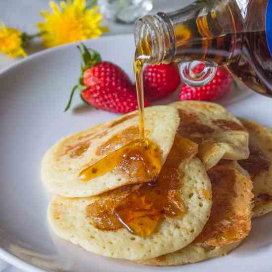 Pineapple Coconut Rum Pancakes