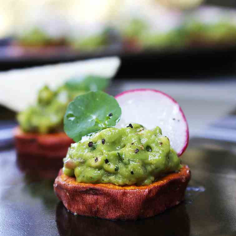 Sw Potatoes w Avocado - Truffle Oil