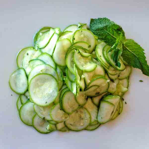 Italian Zucchini Carpaccio