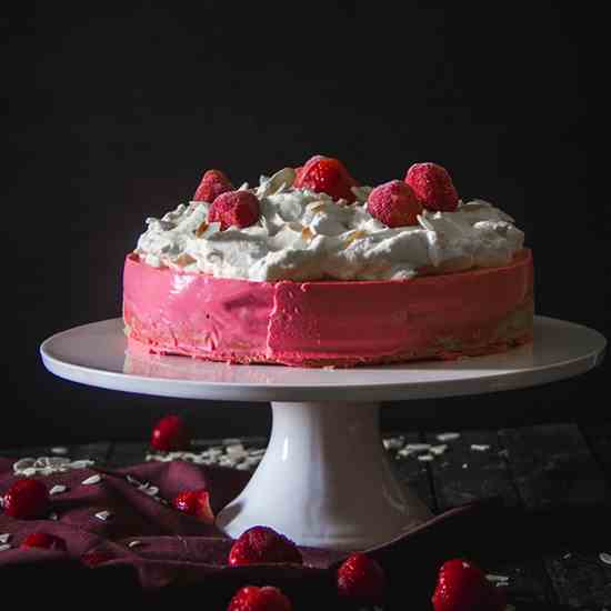 Strawberry - Cream Panna Cotta Cheesecake