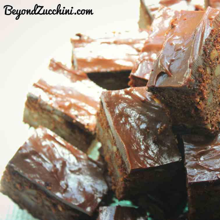 Vegan Chocolate-Nutty Brownies