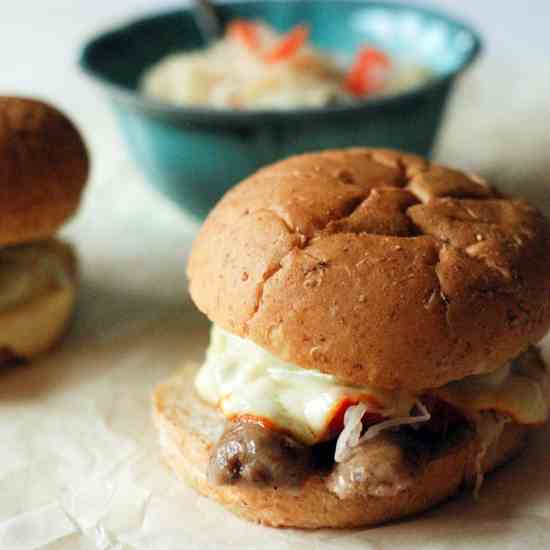 Sauerkraut Bratwurst Burgers