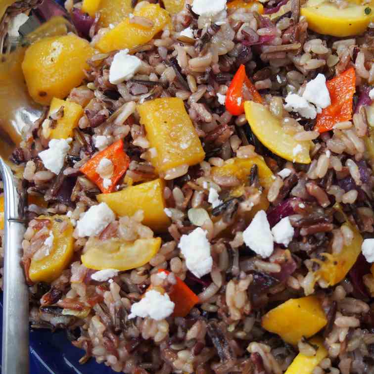 Acorn Squash and Wild Rice Salad