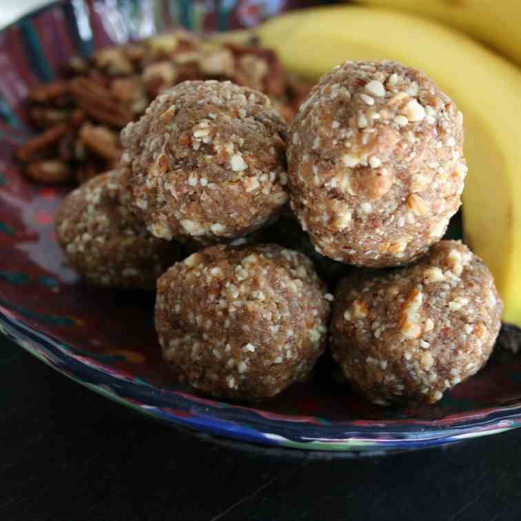 Banana Pecan Balls