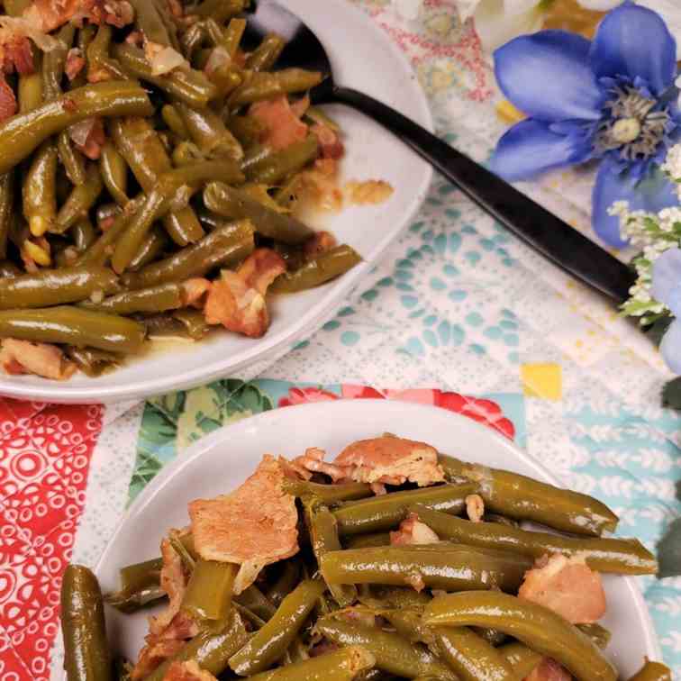 Pressure Cooker Southern Style Green Beans
