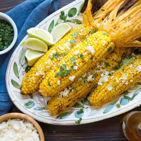 Grilled Chipotle Lime Corn