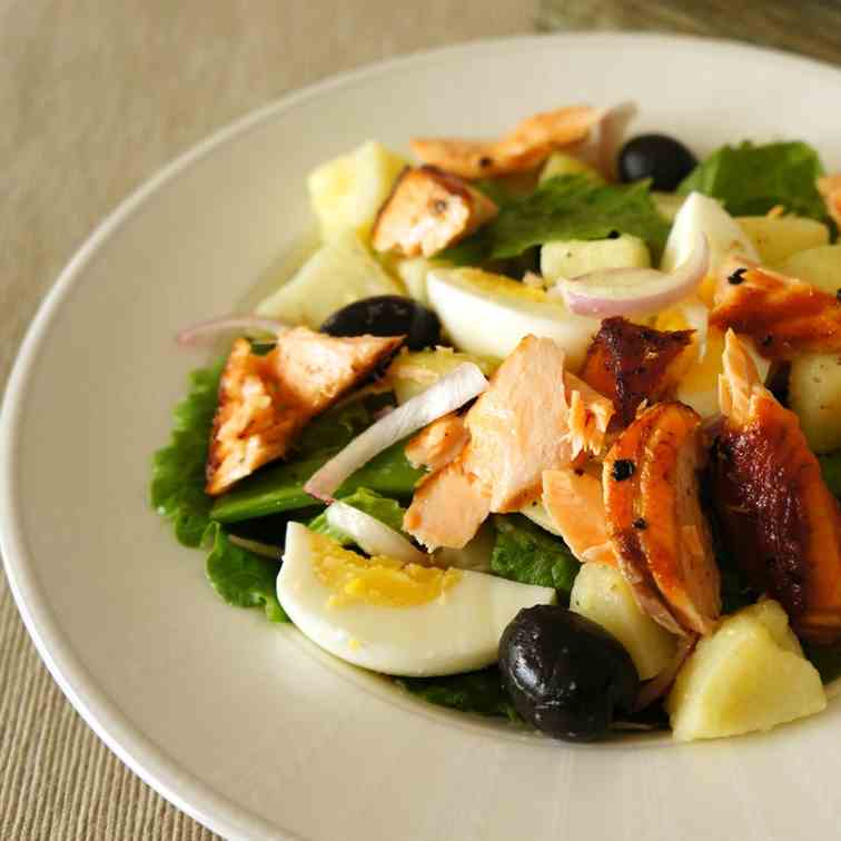 Salmon Nicoise Salad