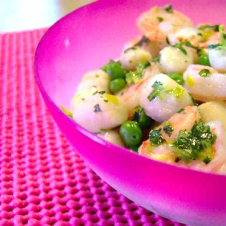 Italian Shrimp and Scallop Salad