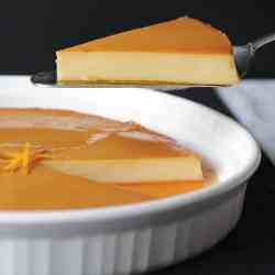 Leche Flan with Orange Zest