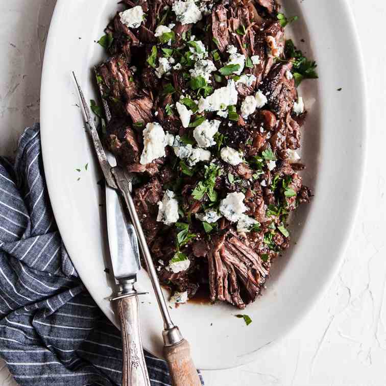 Pot Roast with Cherry Black-Pepper Sauce