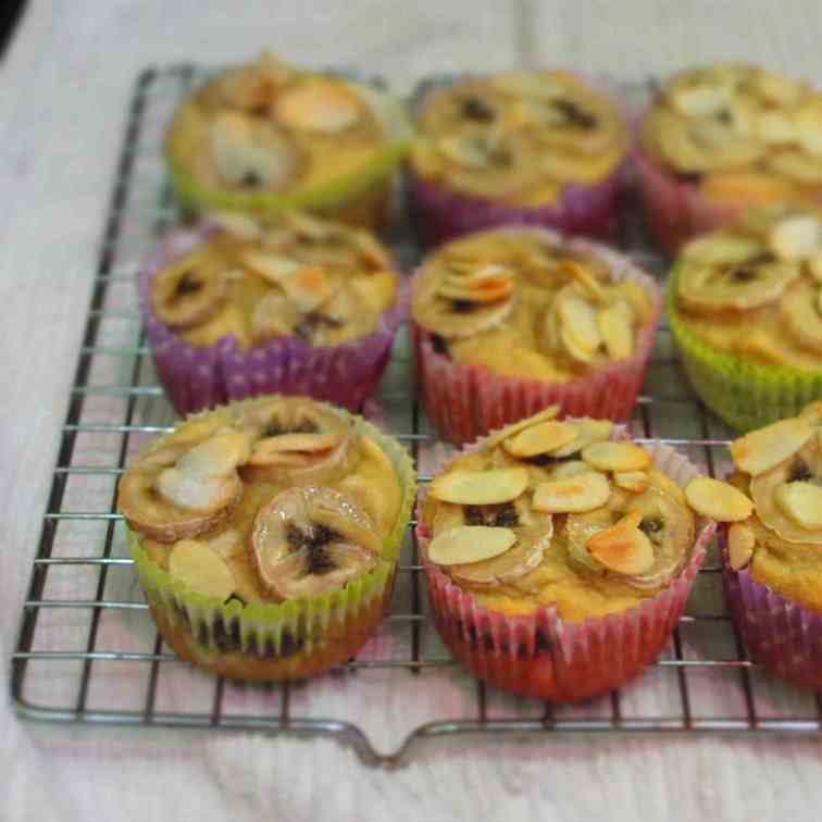 Almond Flour Banana Muffins