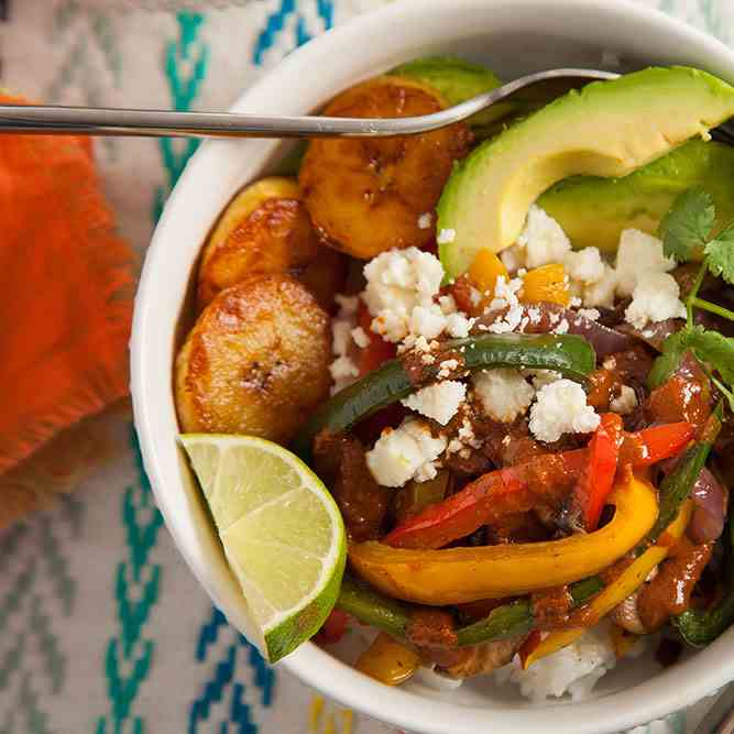 Vegetarian Fajita Bowls