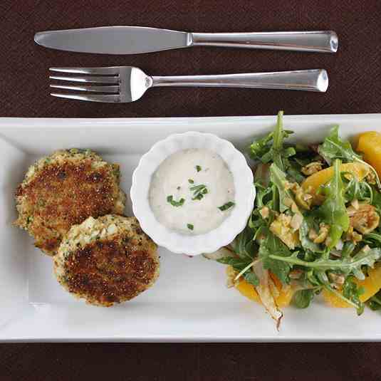 White Fish and Citrus Patties