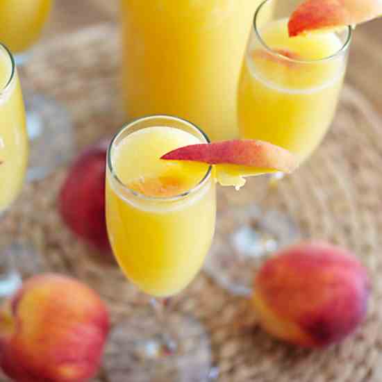 Peach Mimosas