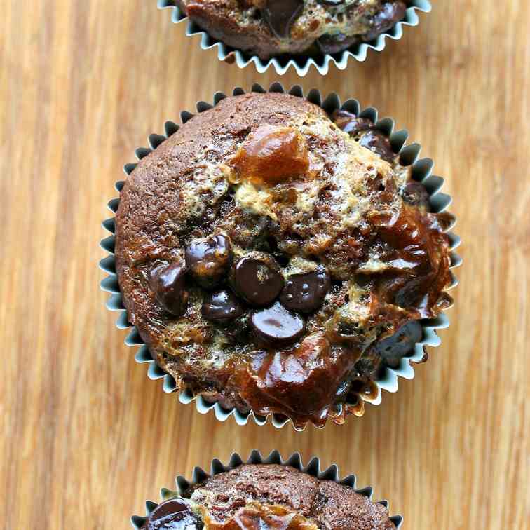 Self-Frosting Chocolate Cupcakes