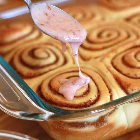 Peanut Butter & Jelly Cinnamon Rolls