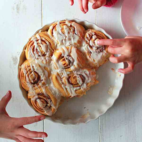 Sweet potato cinnamon bun