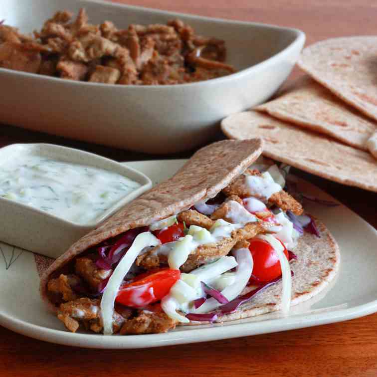 Gyros with Tzatziki Sauce