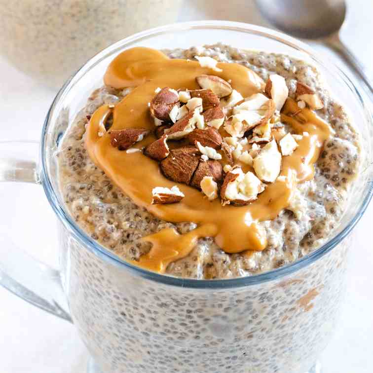 Keto Peanut Butter Chia Pudding