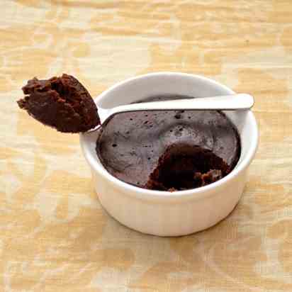 dark chocolate mug cake