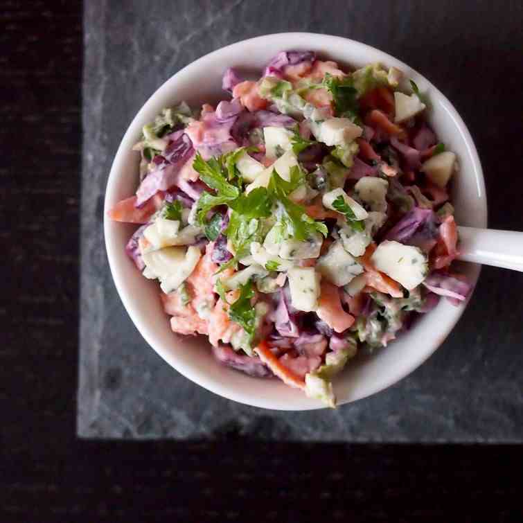 Blue cheese coleslaw
