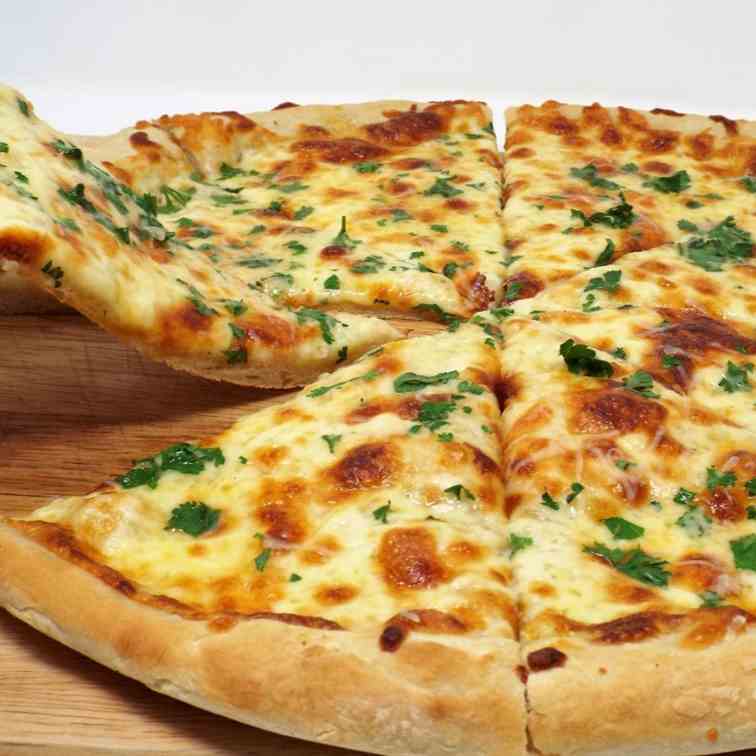 Four Cheese Garlic Pizza