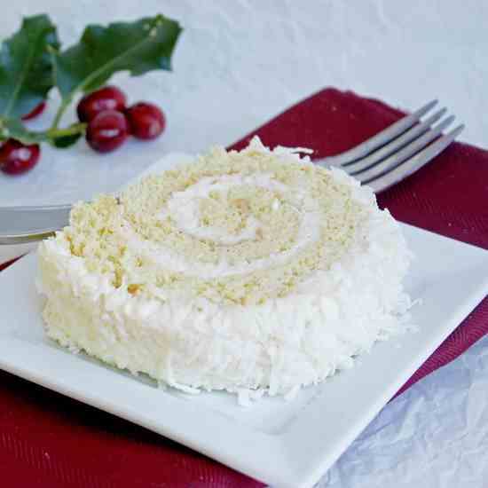 coconut cake roll