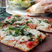 Grilled Chicken Flatbread Pizza