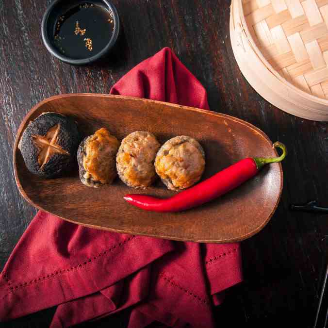 Pyogo Jeon - Korean Stuffed Mushrooms