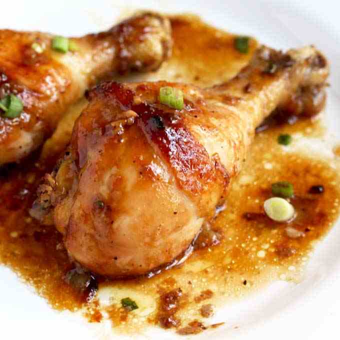 Honey Soy Baked Chicken Drumsticks