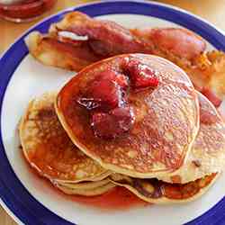 Peanut Butter and Jelly Pancakes