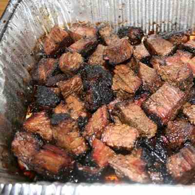 Smoked Burnt Ends
