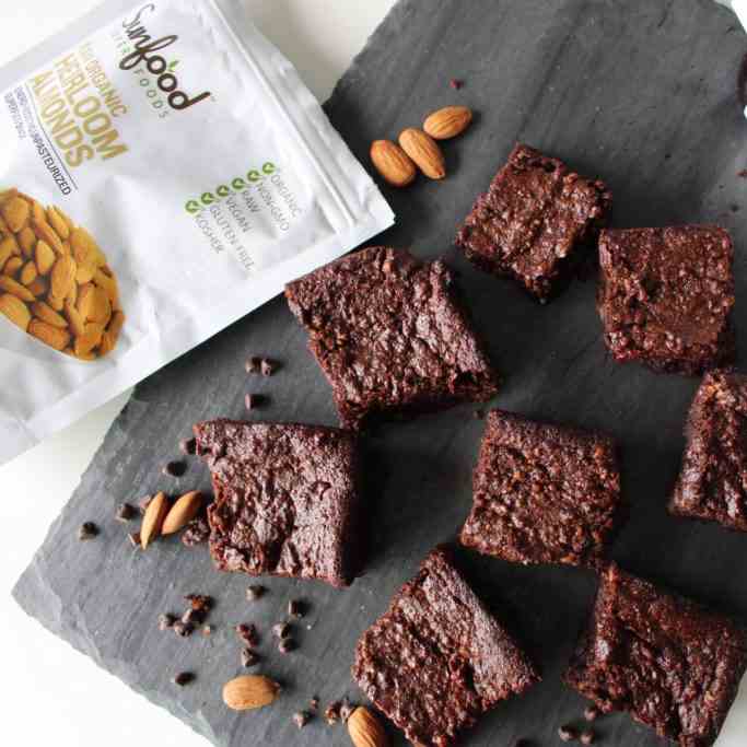 Vegan Gluten-Free Almond Brownies