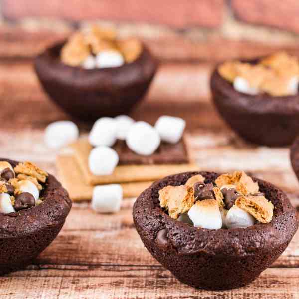 Smores Brownie Bowls